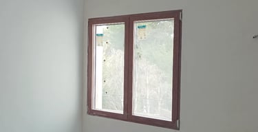 Ventana de 2 hojas de aluminio