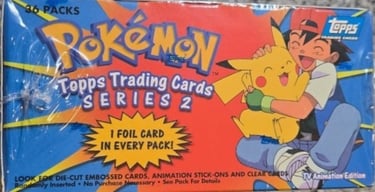 displayTopps Pokémon series 2 US coté gauche