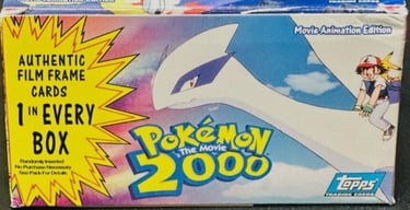 Display Topps Pokémon The Movie 2000 avant