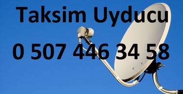 taksim uyducu çanak anten ayarı televizyon servisi