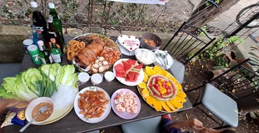 individual local food party