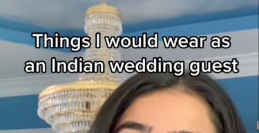 TikTok series—what to wear to an Indian wedding; millions of views, high conversion.