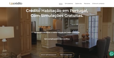 Divulgação de trabalho ByMG Portfólio Site Upcrédito
