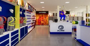 loja comercial de equipamentos de sergurança epi 