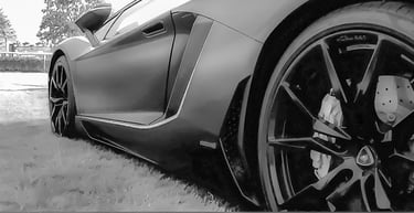 lamborghini aventador black matt