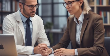 blue and white striped round textile