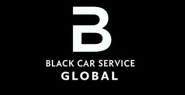 logo black car service global 