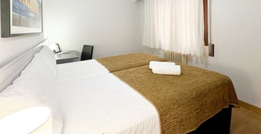 Habitación doble moderna y cómodad Berceo Rooms