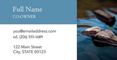 Modern business card branding by OMW Digital Services