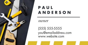 Modern business card branding by OMW Digital Services