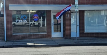 EVO repairs store front