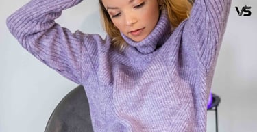 funnel neck sweater