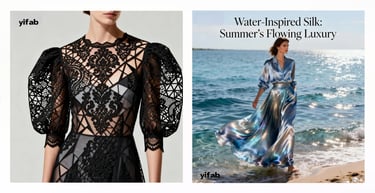 Spring/Summer 2026 Fabric Trends: Digital Lace & Water-Inspired Silk