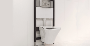 WC suspendido Kubo en Zeramiq Los Palos Grandes Caracas