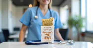 Zap-n-Tote microwave snack crisper used on the go