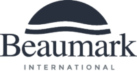 Beaumark International logo in black with a dome and wave graphic above the text.