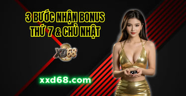 Các bước nhận bonus nạp tiền thứ 7 chủ nhật XD68.