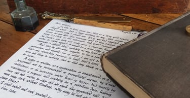  A Confidential Handwritten Letter Secretarial Service