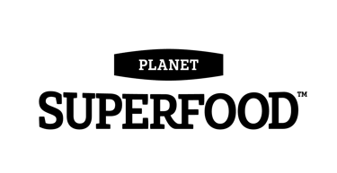 A logo for a company called Planet Superfood