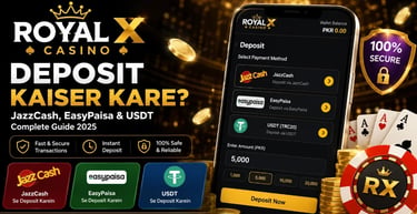 Royal X Casino Royal X Casino Deposit Royal Casino Deposit Guide RoyalXcasino Pakistan Royal X 6