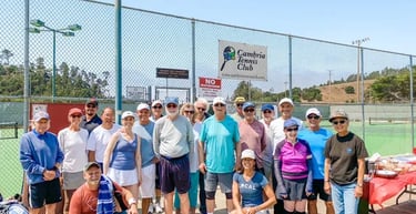 Cambria Tennis Club members