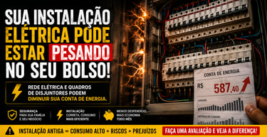 Quadro de disjuntores e instalação elétrica podem influenciar no consumo e ajudar a reduzir a conta