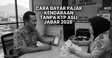 Cara Bayar Pajak Kendaraan Tanpa KTP Asli Jabar 2026