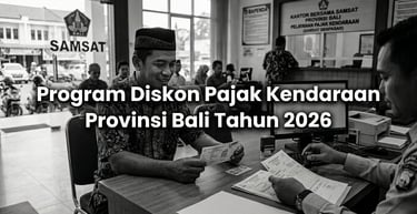 Program Keringanan Pajak Kendaraan Bermotor di Bali Tahun 2026