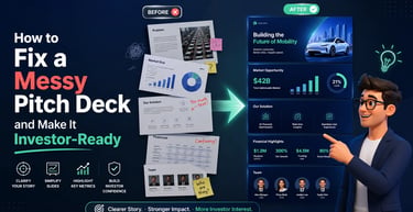 How to Fix a Messy Pitch Deck and Make It Investor-Ready