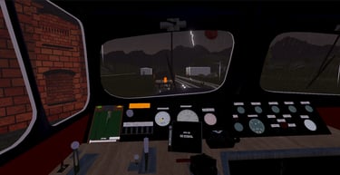 Tåg kopplings simulator instrumentpanel 2