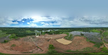 Revision de cultivo con drone