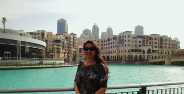 foto da autora em dubai