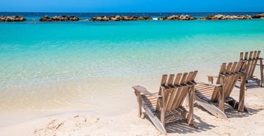 Foto Mambo Beach no Caribe.