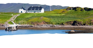 Foto de fundo da página com vista panorâmica do Mar do Norte na Europa, revelando águas profundas, c