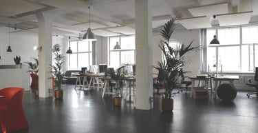 Modern communal space evocative of community and belonging—key success factors for TSA