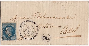 Losange Gros Chiffres 4598 et type 24.