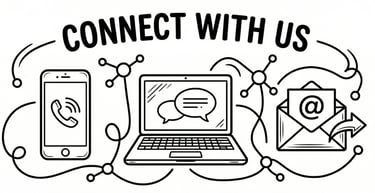 Ways to communicate with us.