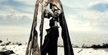 The Statue of Gallas at Tintagel
