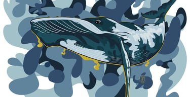 Baleine surréaliste