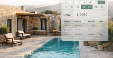 Digital presence, booking funnel optimization & guest communication systems.