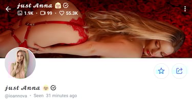 ioannova OnlyFans creator