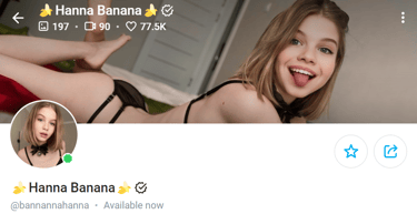 bannannahanna OnlyFans model