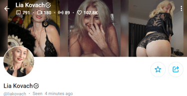liakovach OnlyFans model