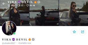 vikadevil667 OnlyFans model