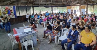 Presentation by lawyer Andres Muente Barbagelata from Misitry of Culture about law and rights