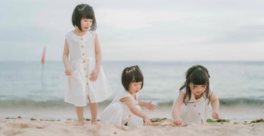 natural family portrait at The Mulia Resort Bali Nusa Dua