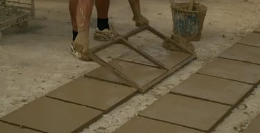  Fabrication-de carreaux en terre cuite