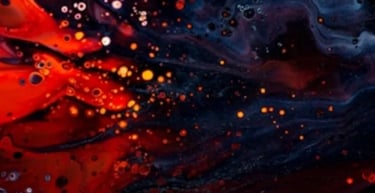 Fonfo decolores combinados con azules amarillos ,y naranjas