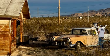 Western Grit mixed with classic cars