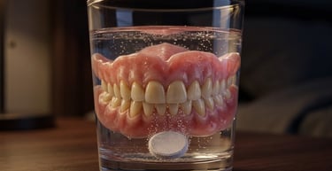 Dentiera nel bicchiere per la disifenzione durante la notte: Brescia